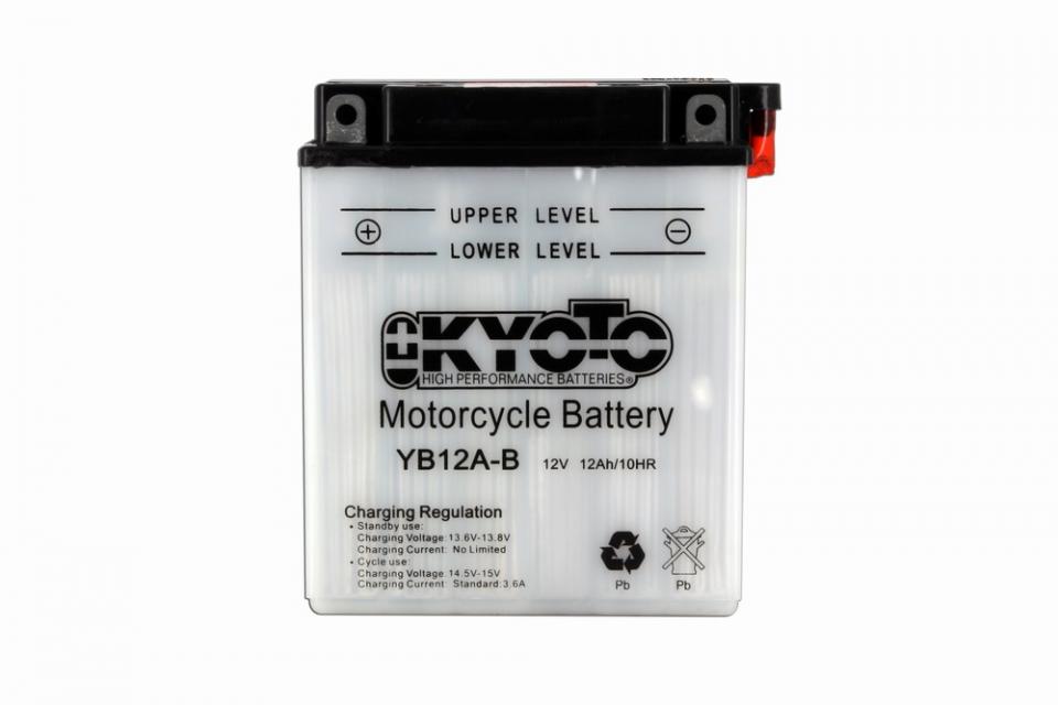 Batterie Kyoto pour Moto Honda 600 Xl V Transalp 1987 à 1999 YB12A-B / 12V 12Ah Neuf