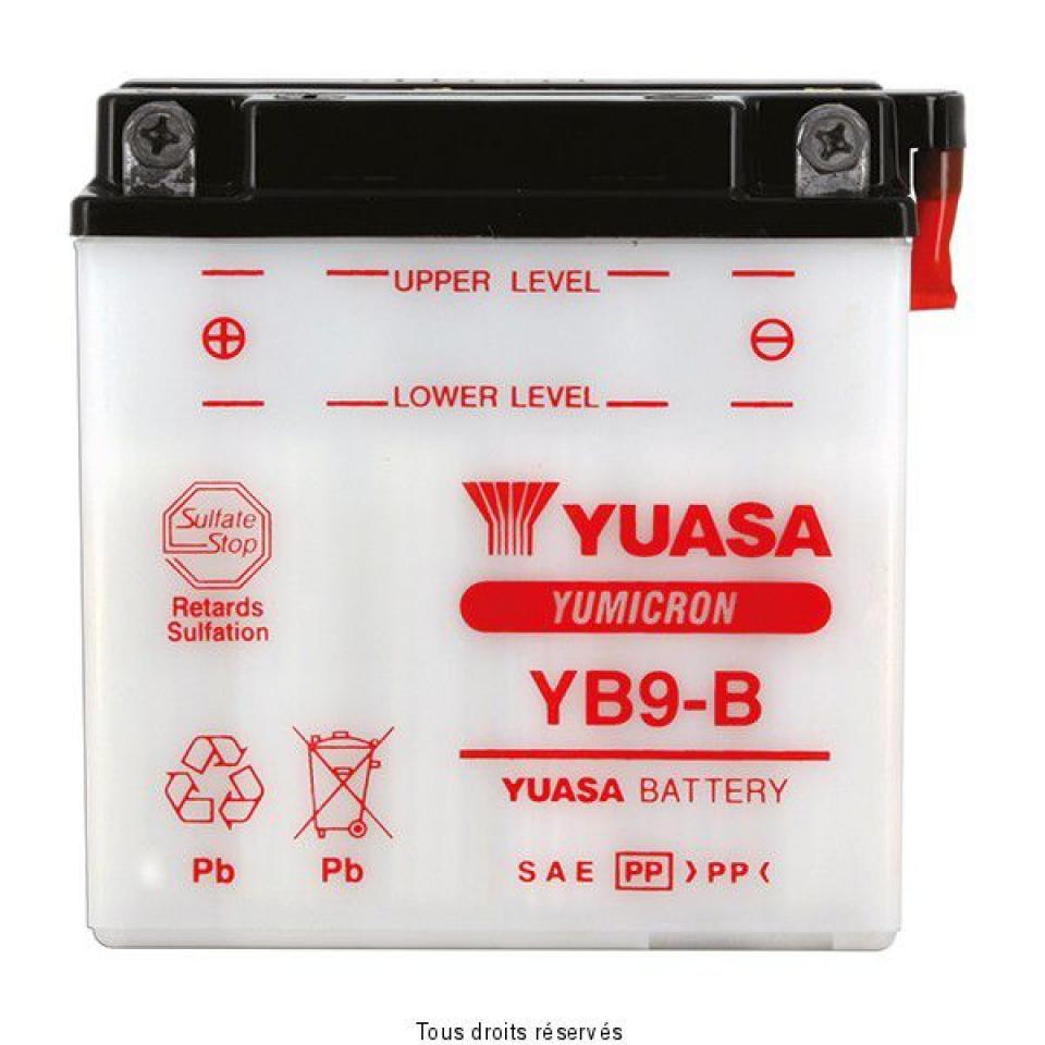 Batterie Yuasa pour Scooter Derbi 125 Boulevard S 2008 à 2012 YB9-B / 12V 9Ah Neuf