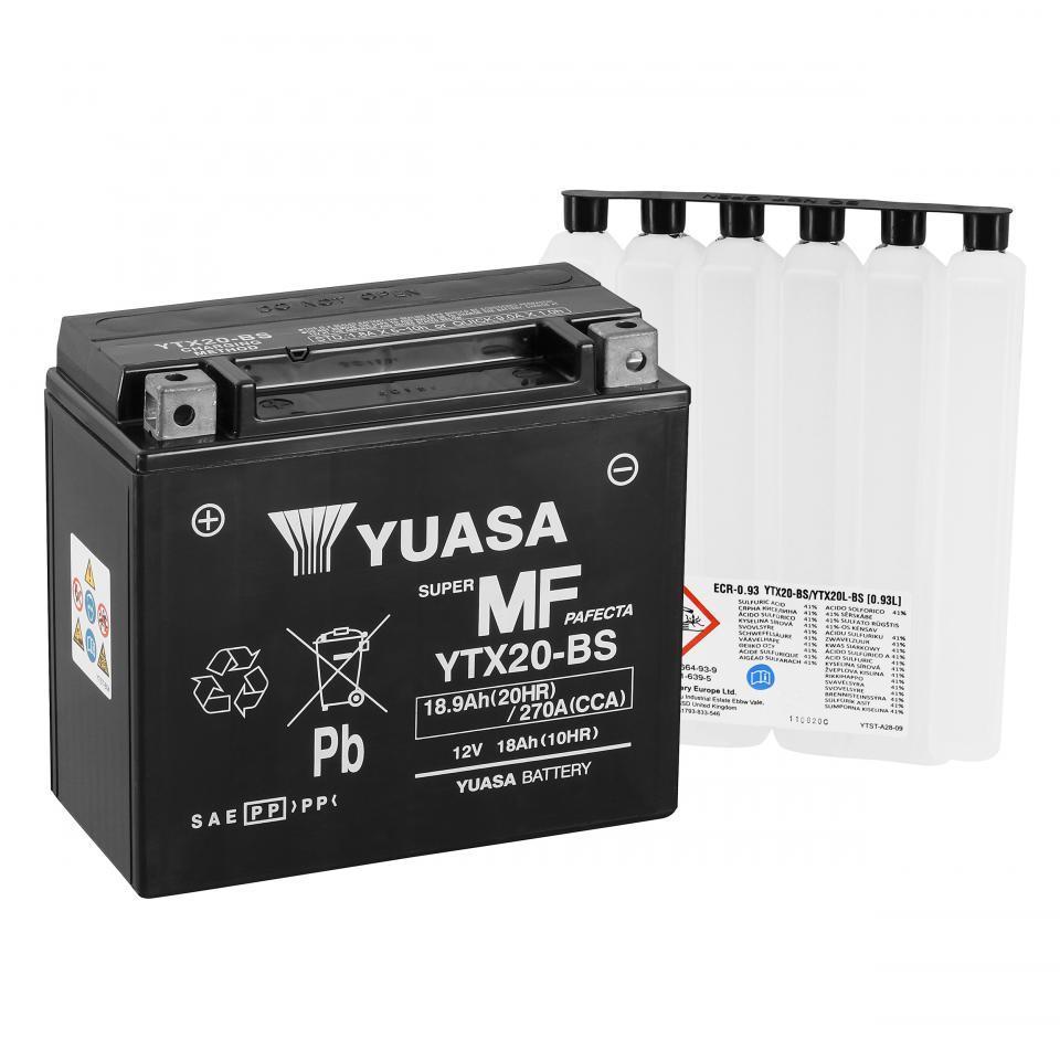 Batterie Yuasa pour Moto Harley Davidson 1340 Flst Series Softail 1984 à 1990 Neuf