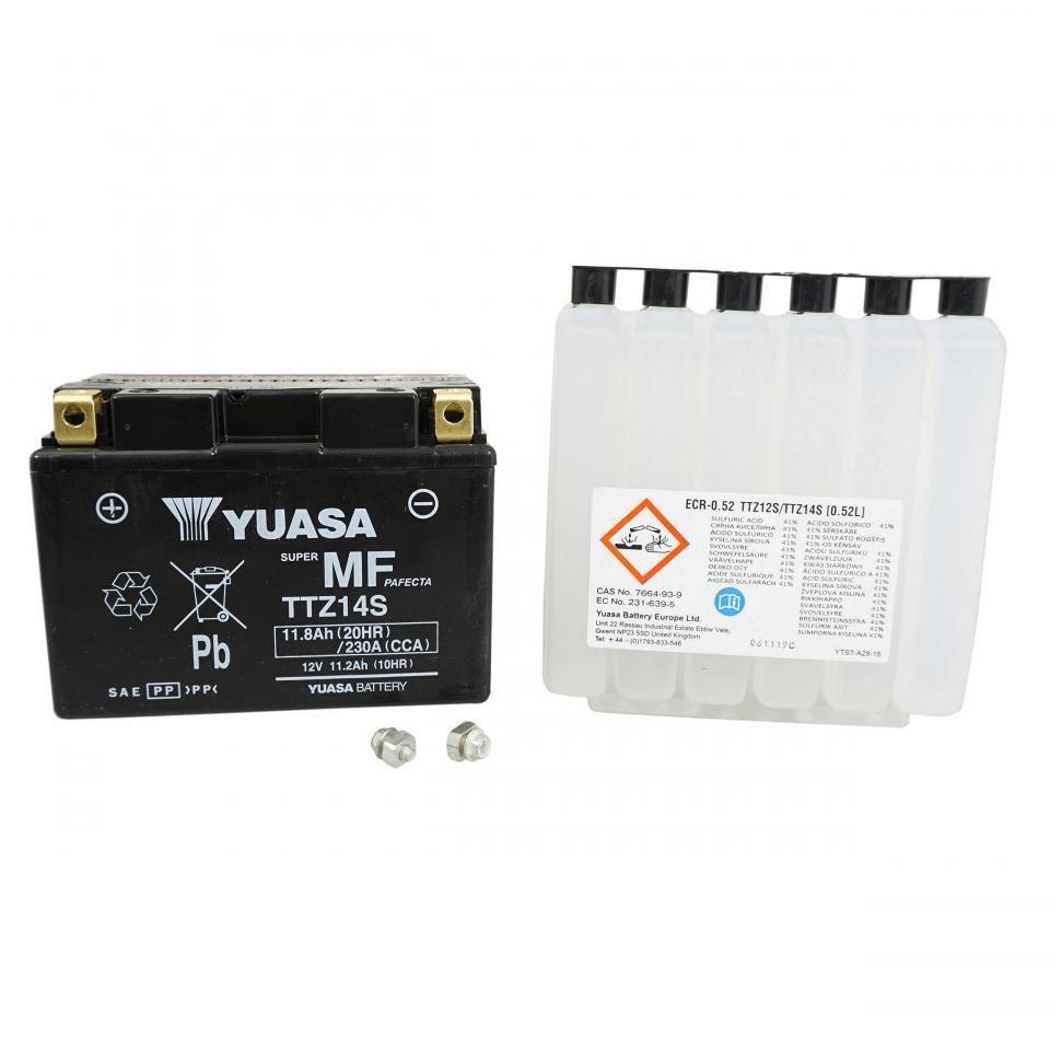 Batterie Yuasa pour Moto Honda 650 Xl V Transalp 2000 à 2007 YTZ14S-BS / 12.8V 4.5Ah Neuf