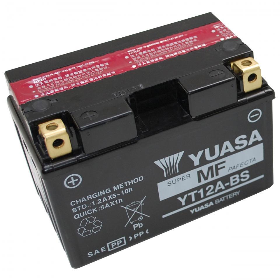 Batterie Yuasa pour Moto Aprilia 1000 Rsv4 Factory Aprc 2011 à 2012 YT12A-BS / 12V 10Ah Neuf