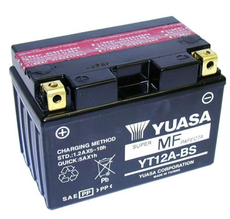 Batterie Yuasa pour Scooter Sym 300 Gts Efi Evo 2012 YT12A-BS / 12V 10Ah Neuf