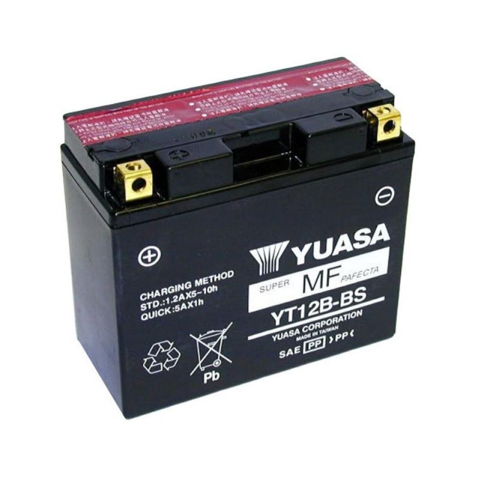 Batterie Yuasa pour Moto Ducati 1099 Streetfighter 2009 à 2011 YT12B-BS / 12V 10Ah Neuf