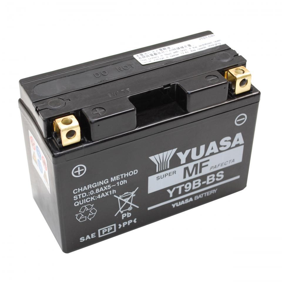 Batterie Yuasa pour Moto Derbi 659 Mulhacen 2006 à 2009 YT9B-BS / 12V 8Ah Neuf