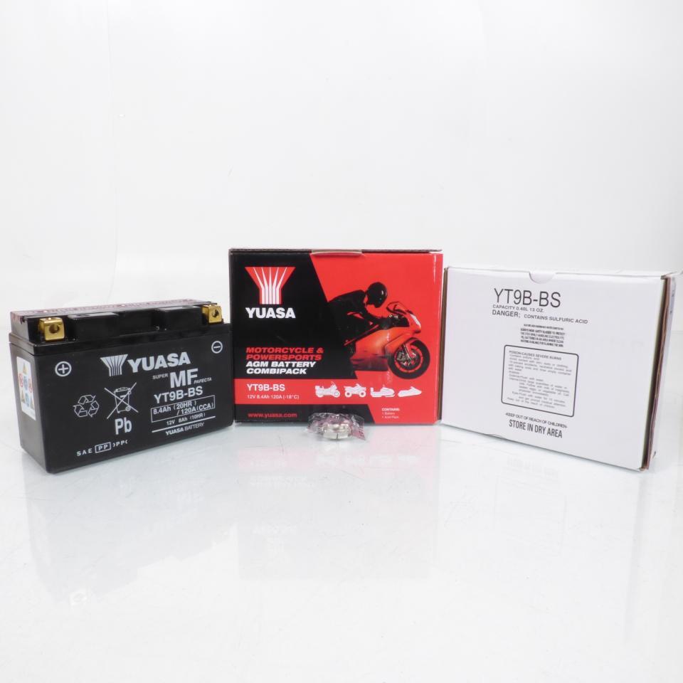 Batterie Yuasa pour Moto Yamaha 660 XTZ tenere 2008 à 2016 YT9B-BS / 12V 8Ah Neuf