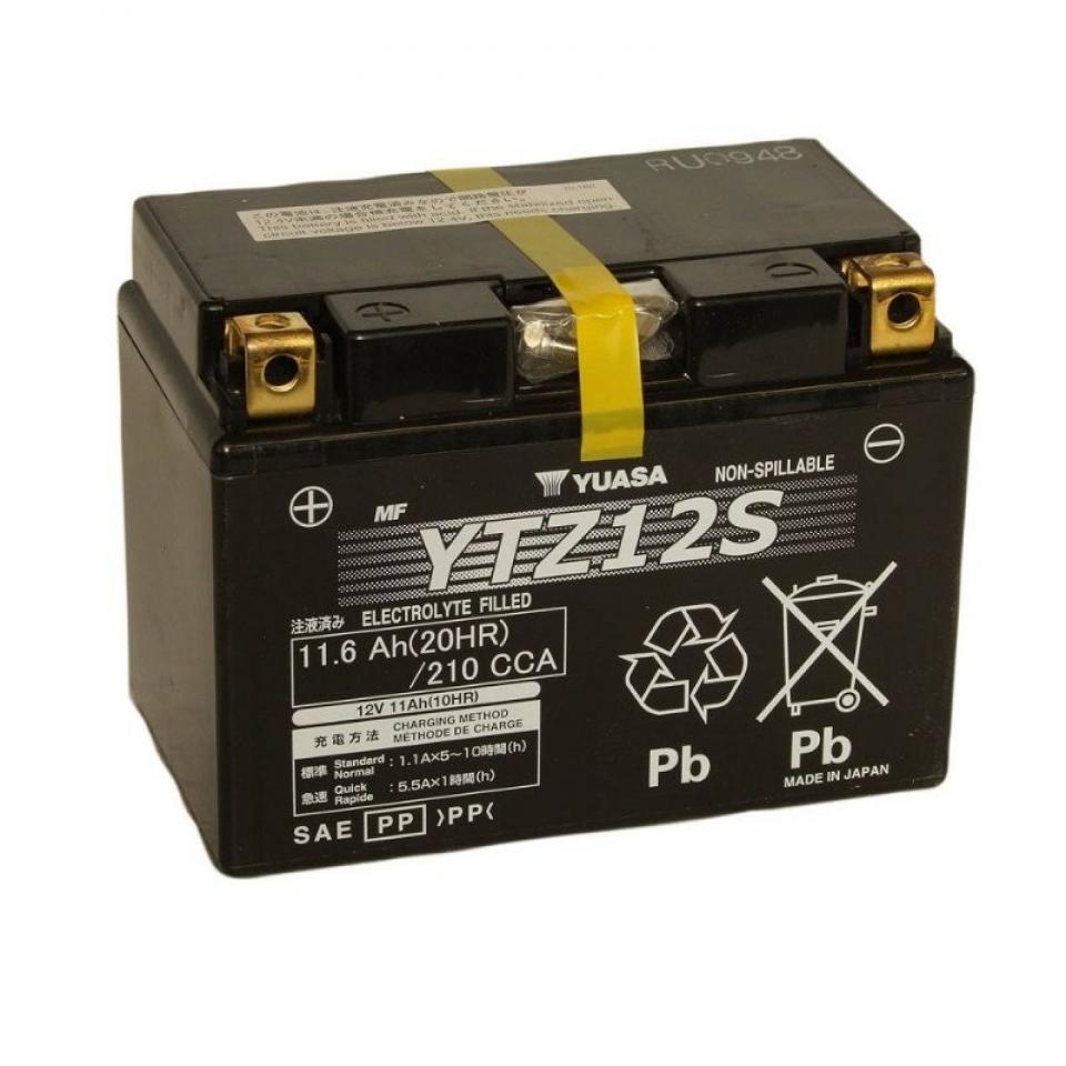 Batterie Yuasa pour Moto Honda 1000 VTR SP2 2002 à 2007 YTZ12-S / YTZ12S-SLA / 12V 11Ah Neuf
