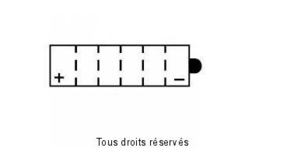 Batterie Yuasa pour Moto Yamaha 125 DTRE 1989 à 2003 12N5.5-4B / 12V 5.5Ah Neuf