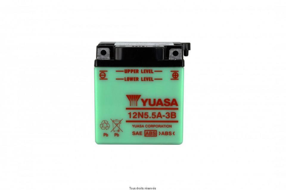 Batterie Yuasa pour Moto Yamaha 400 Rd Dx 1978 12N5.5A-3B / 12V 5.5Ah Neuf