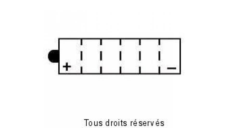 Batterie Yuasa pour Moto MASH 50 FIFTY SM 2012 à 2014 Neuf
