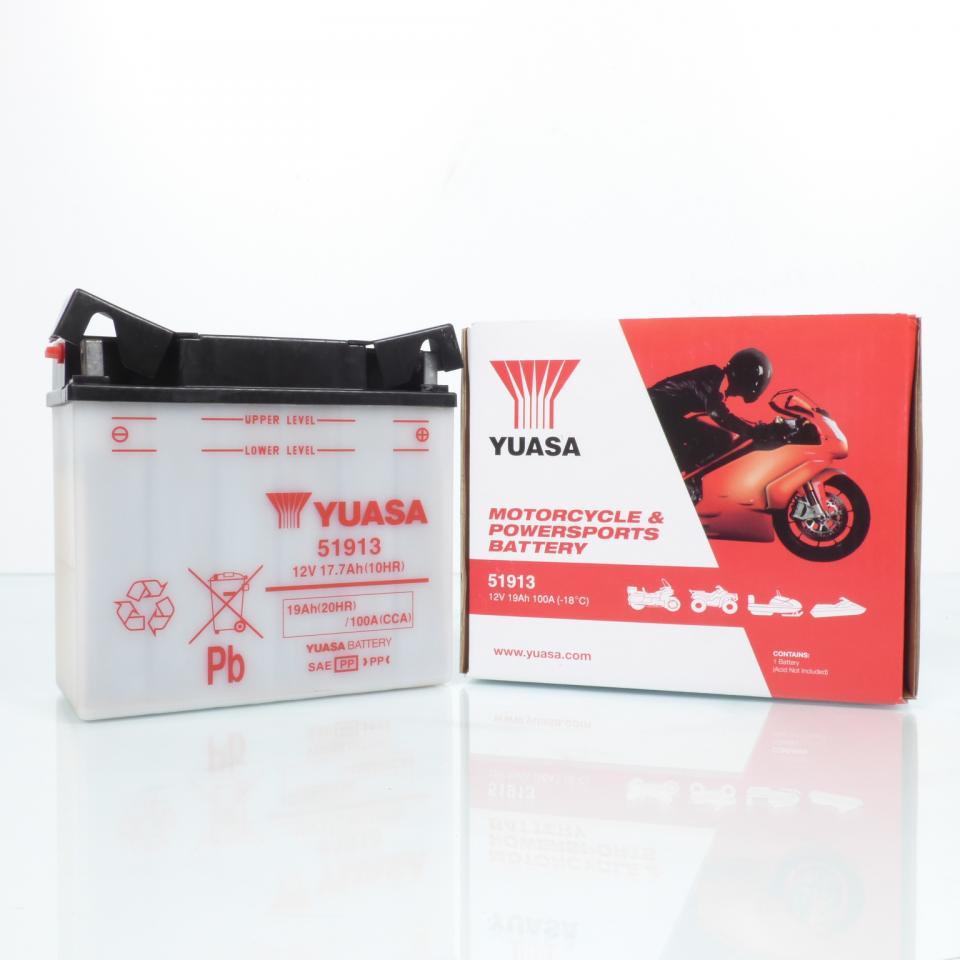 Batterie Yuasa pour Moto BMW 750 K 75 C 1985 à 1990 51913 / 12V 19Ah Neuf