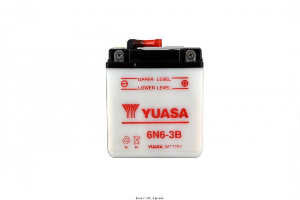 Batterie Yuasa pour Moto Honda 125 CG 1977 à 1984 6N6-3B / 6V 6Ah Neuf