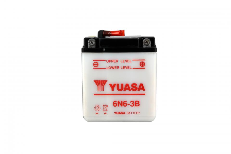 Batterie Yuasa pour Moto Honda 250 Xl K3 K4 1976 à 1977 6N6-3B / 6V 6Ah Neuf