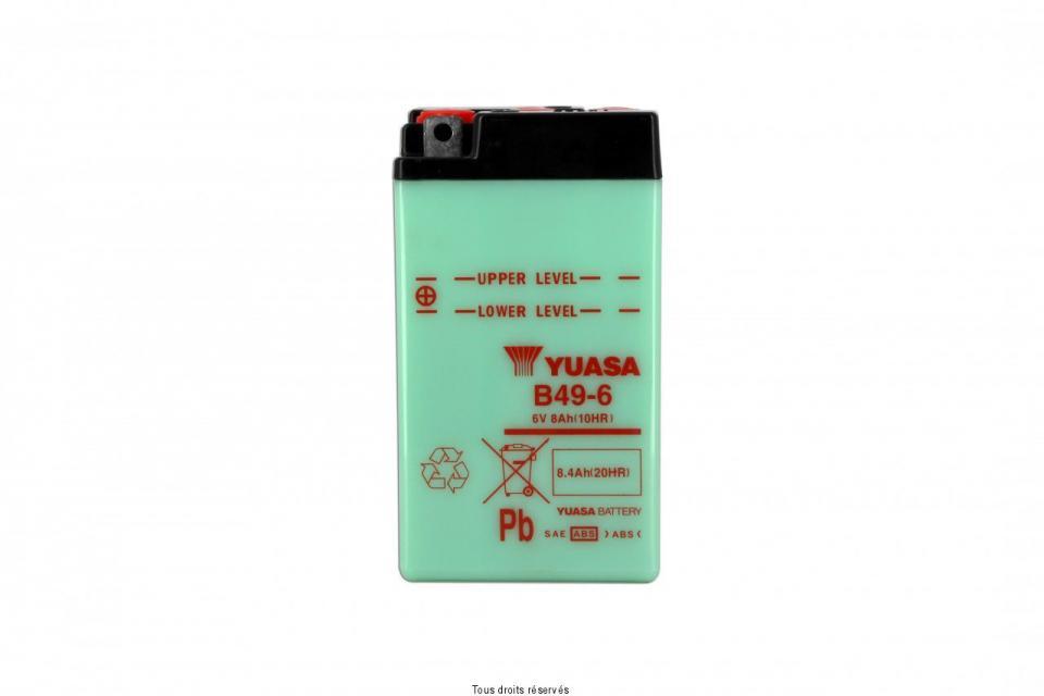 Batterie Yuasa pour Auto B49-6 / 6V 8Ah Neuf