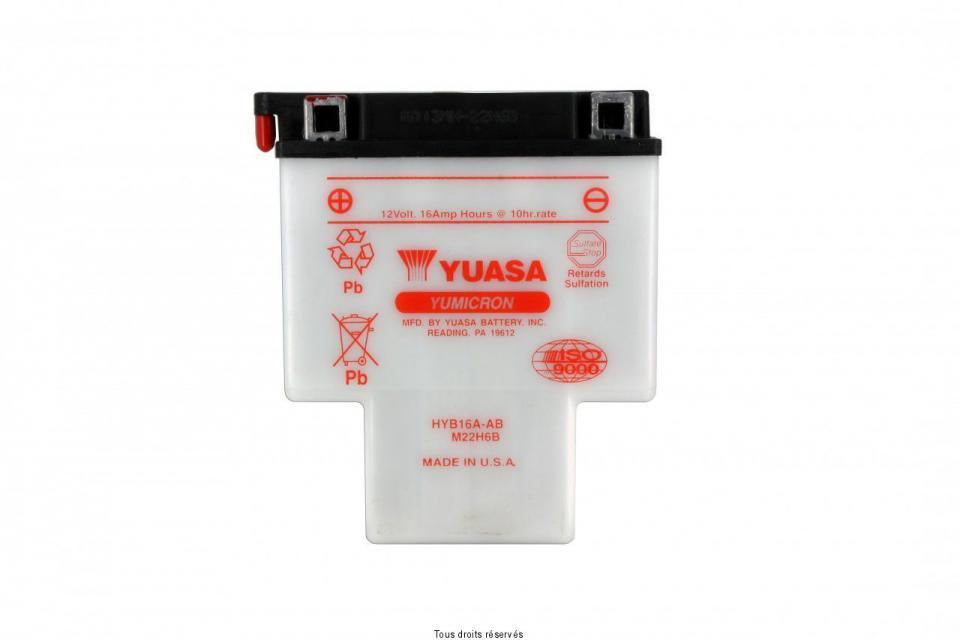 Batterie Yuasa pour Moto Honda 750 Vt C 1983 à 1986 HYB16A-AB / 12V 16Ah Neuf
