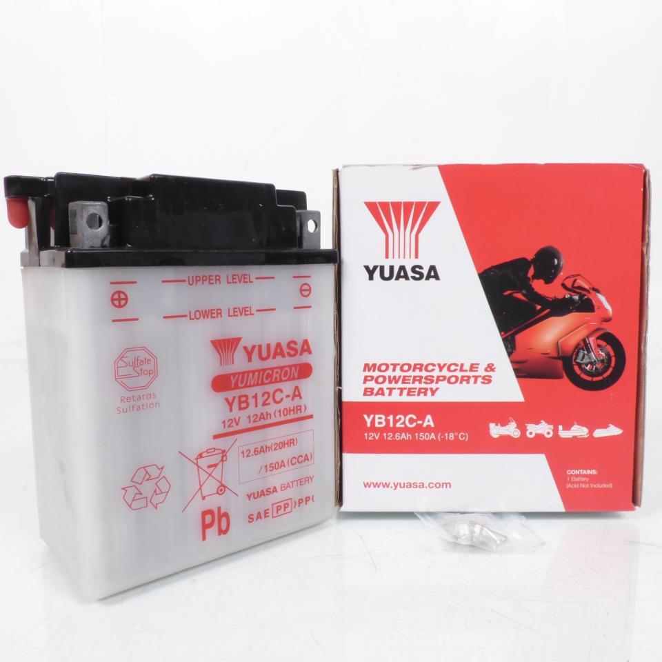 Batterie Yuasa pour Quad Yamaha 125 YFA Breeze 1989 à 2004 YB12C-A / 12V 12Ah Neuf