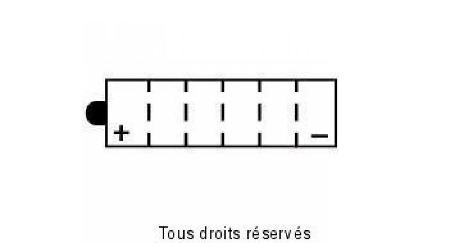 Batterie Yuasa pour Moto Honda 500 Ft C 1982 à 1984 YB14-A2 / 12V 14Ah Neuf