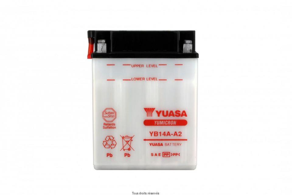 Batterie Yuasa pour Quad Hytrack 420 Hy 4X2 2009 à 2012 YB14A-A2 / 12V 14Ah Neuf