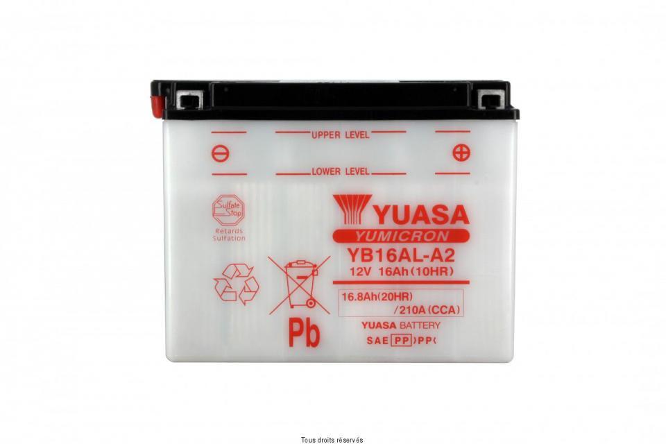 Batterie Yuasa pour Moto Ducati 900 Monster 1993 à 2000 YB16AL-A2 / 12V 16Ah Neuf