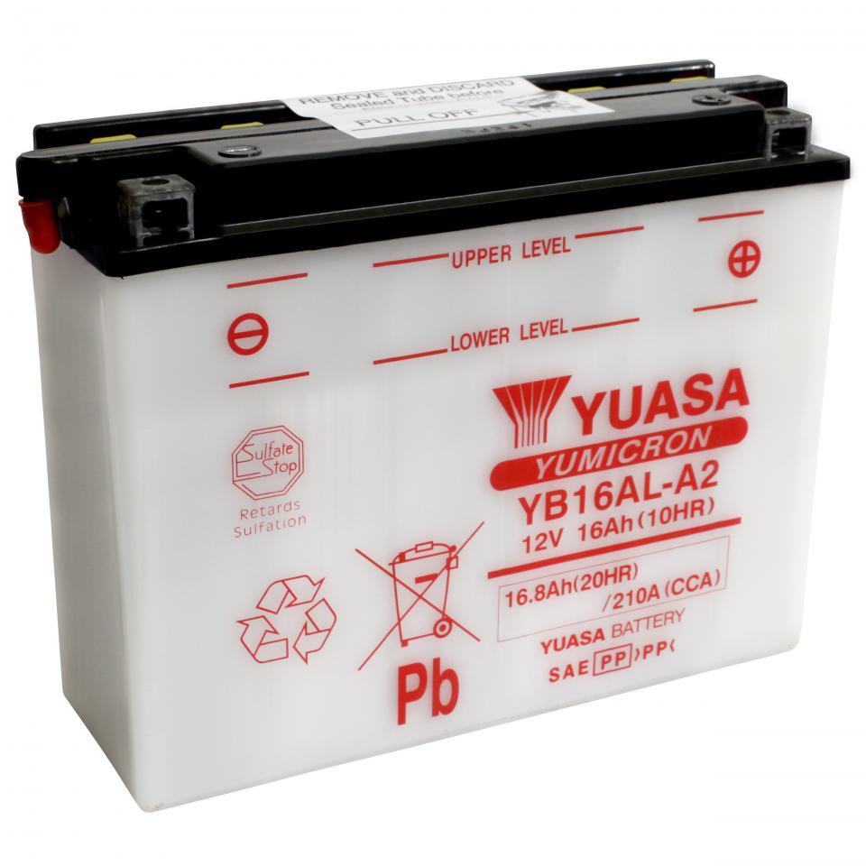 Batterie Yuasa pour Moto Ducati 900 Monster 1993 à 2000 YB16AL-A2 / 12V 16Ah Neuf