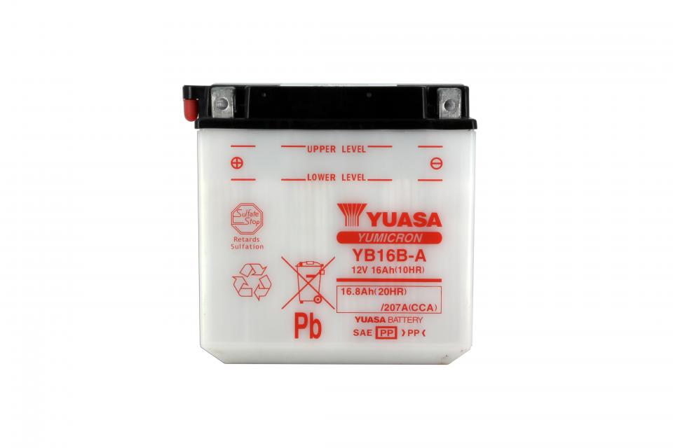 Batterie Yuasa pour Moto Honda 1000 Vf Fe 1984 à 1985 YB16B-A / 12V 16Ah Neuf