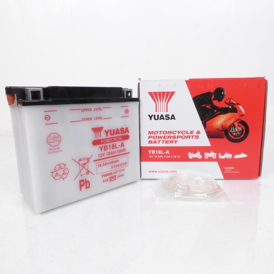 Batterie Yuasa pour Moto Kawasaki 1000 Gtr Zg 1986 à 2005 YB18L-A / 12V 18Ah Neuf