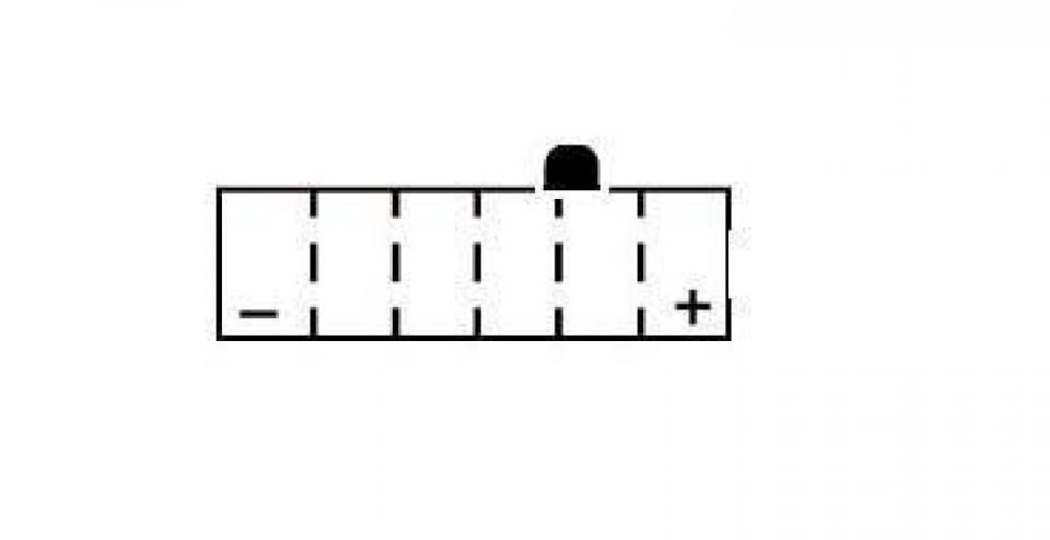 Batterie Yuasa pour Scooter Yamaha 125 Bl Beluga 1985 à 1995 YB7C-A / 12V 7Ah Neuf