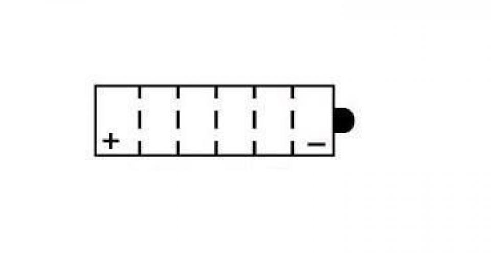 Batterie Yuasa pour Moto Piaggio 50 Si Fl2 / Mix 1991 à 1999 Neuf