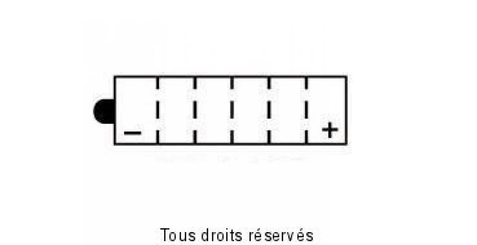 Batterie Yuasa pour Moto MZ 125 SM 2001 à 2006 YB9L-A2 / 12V 9Ah Neuf
