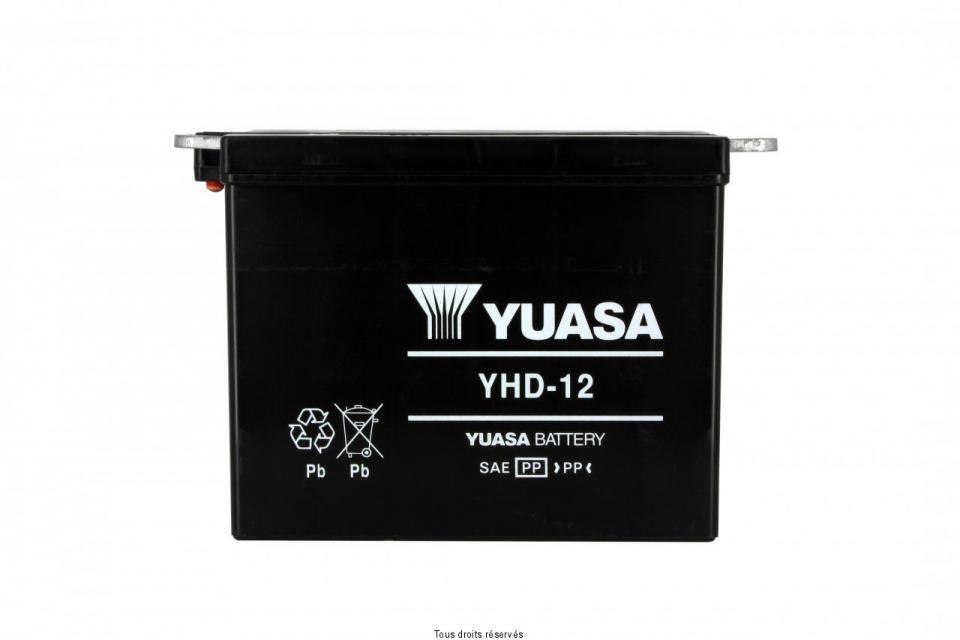 Batterie Yuasa pour Moto Harley Davidson 1340 FLH 1981 à 1984 YHD-12 / 12V 28Ah Neuf