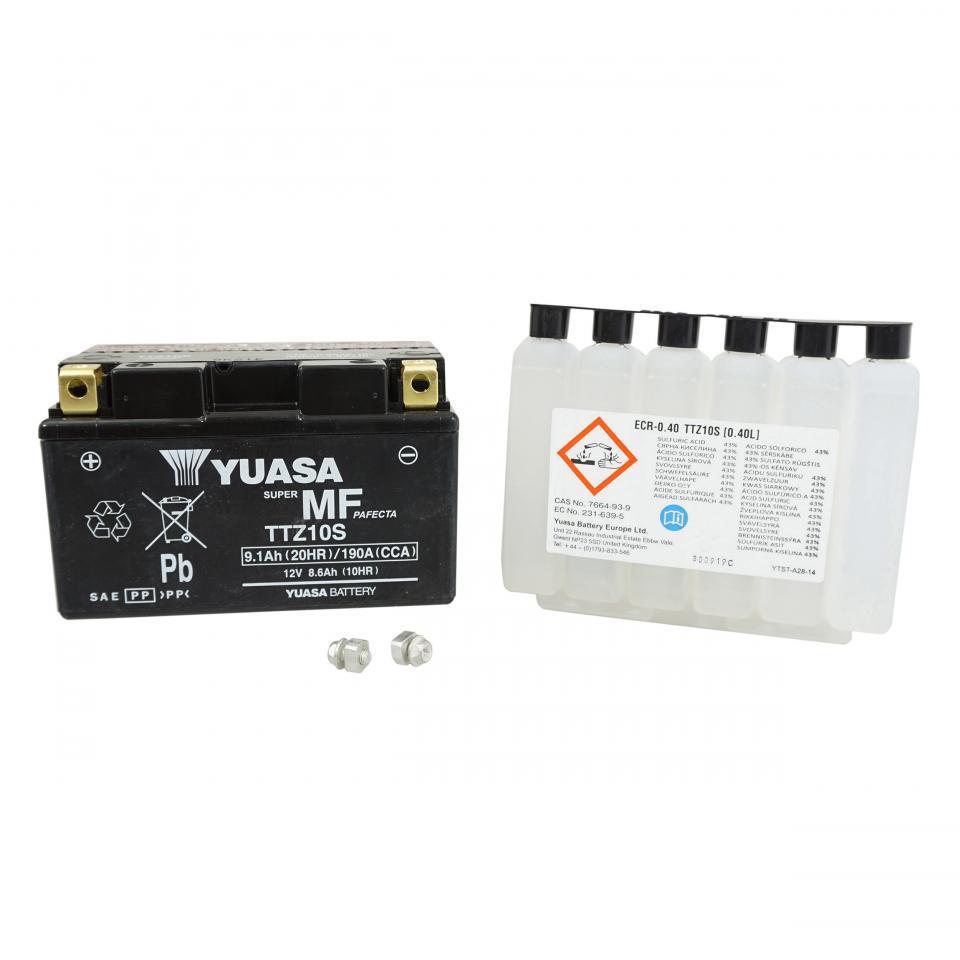 Batterie Yuasa pour Moto MV Agusta 675 F3 ORO 2012 à 2013 YTZ10-S / YTZ10S / 12V 8Ah Neuf