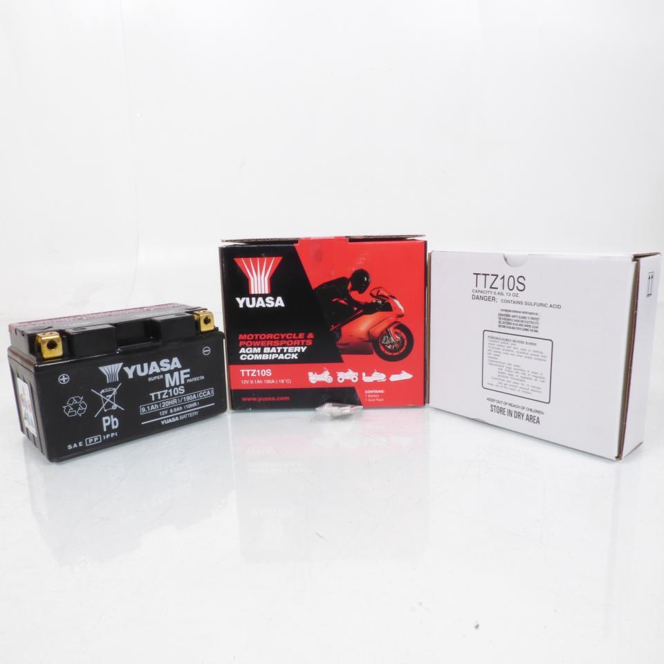 Batterie Yuasa pour Moto MV Agusta 920 Brutale 2011 à 2012 YTZ10-S / YTZ10S / 12V 8Ah Neuf
