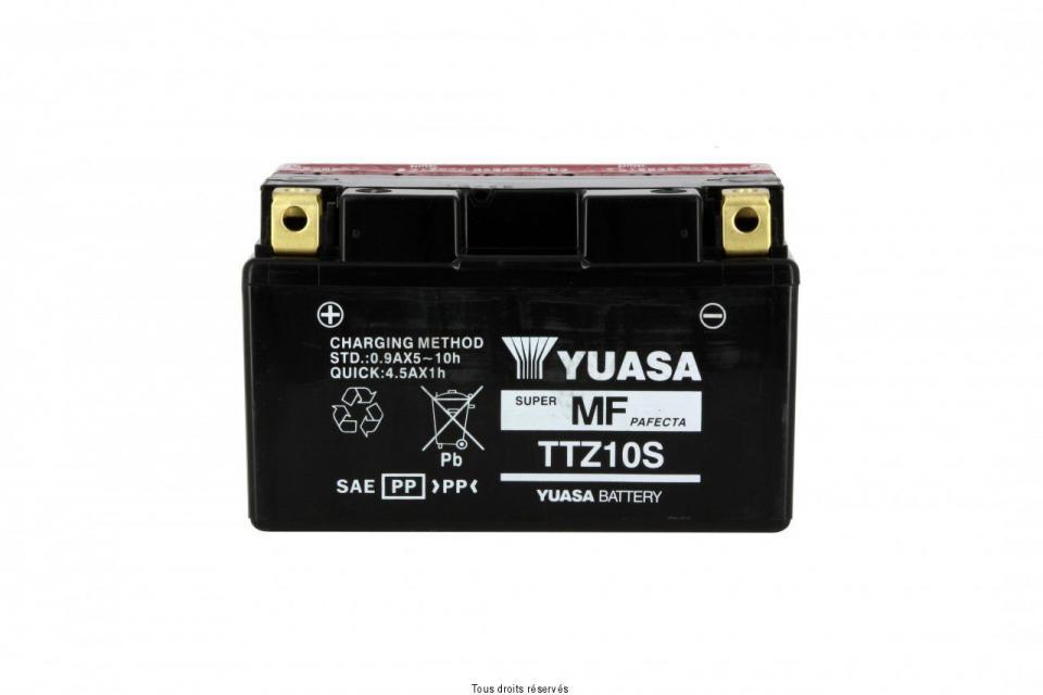Batterie Yuasa pour Moto KTM 690 SMR 2008 à 2010 YTZ10-S / YTZ10S / 12V 8Ah Neuf