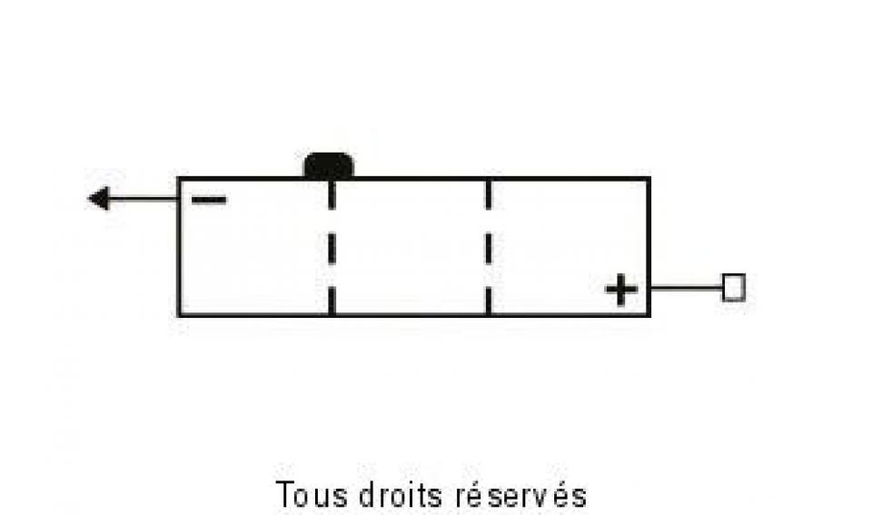 Batterie Yuasa pour Moto Kawasaki 80 AE 1981 à 1989 6N6-1D-2 / 6V 6Ah Neuf