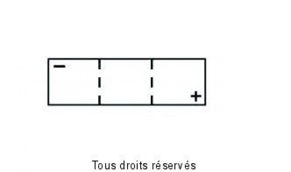Batterie Yuasa pour Quad Kawasaki 300 Kfe Green 1995 à 2000 B38-6A / 6V 14Ah Neuf