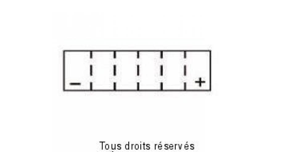 Batterie Tecnium pour Scooter Yamaha 125 Gpd A N-Max 2015 à 2017 YTZ7S-BS / 12V 6Ah Neuf