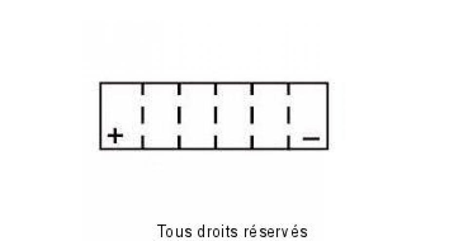 Batterie Tecnium pour Mobylette Peugeot 400 XP 2023 Neuf