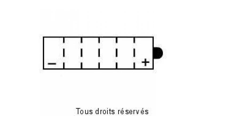 Batterie Tecnium pour Deux Roues Honda 1987 à 1996 Neuf