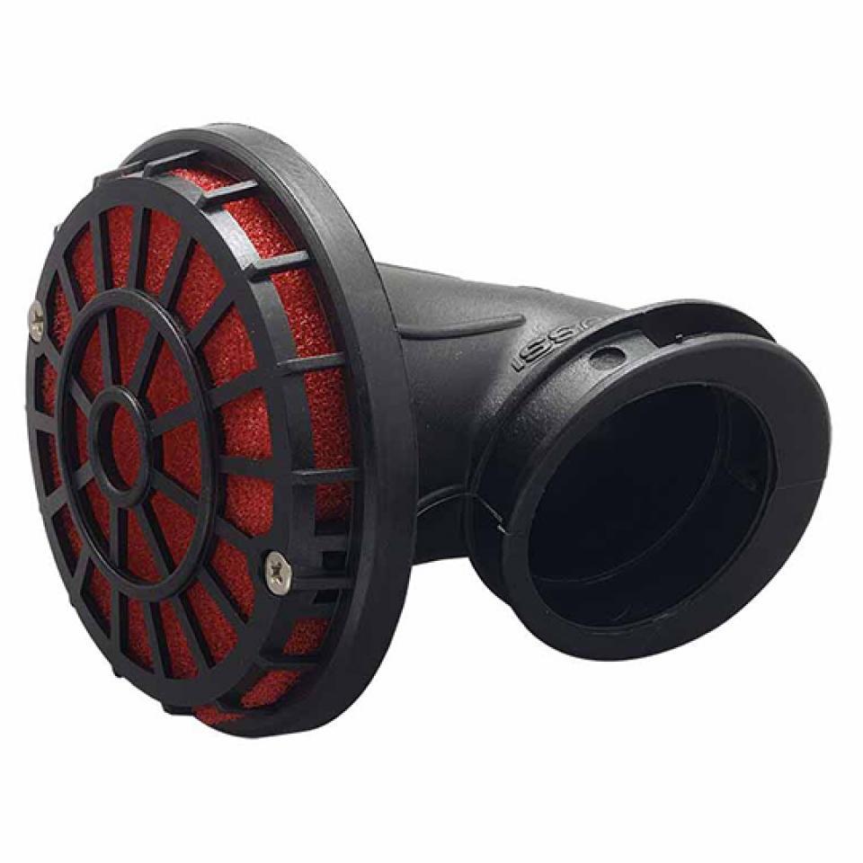 Filtre à air Malossi pour Mobylette Peugeot 50 103 MVL Après 1971 04 6199 / Ø32mm noir et rouge Neuf