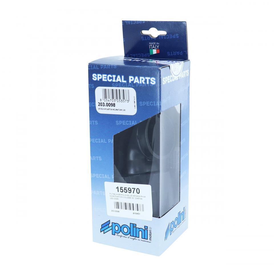Cornet Filtre à air Ø46 90° Polini pour moto 203.0098 carburateur CP 15 à 24