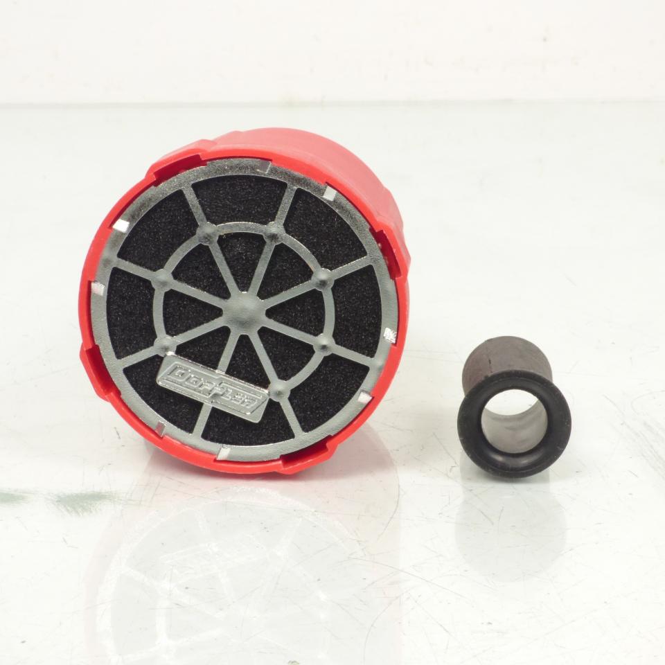 Cornet Doppler Air System rouge Ø28/35mm filtre à air pour scooter 50 moto Neuf