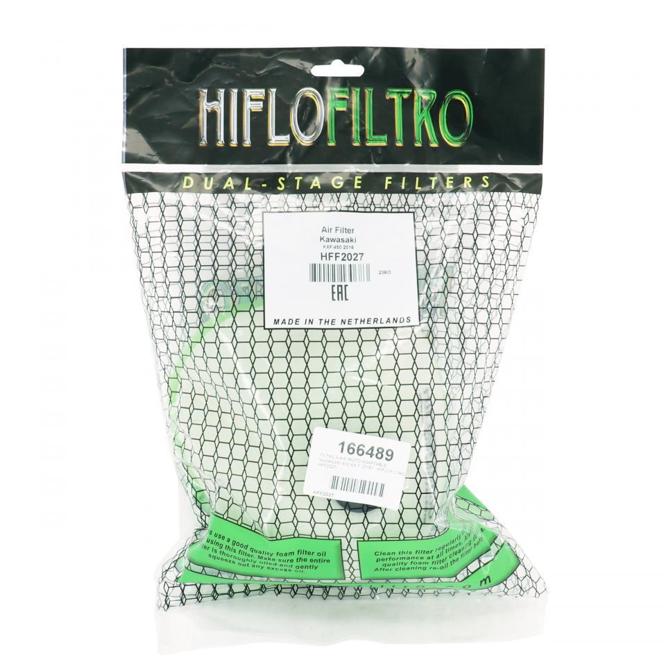 Filtre à air Hiflofiltro pour Moto Kawasaki 450 KX F 2016 à 2018 HFF2027 Neuf