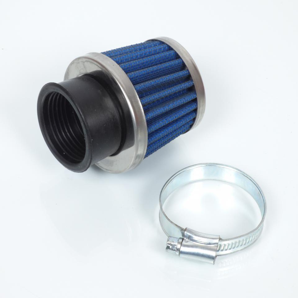 Filtre à air Sifam pour Auto droit chromé et bleu 35mm Neuf