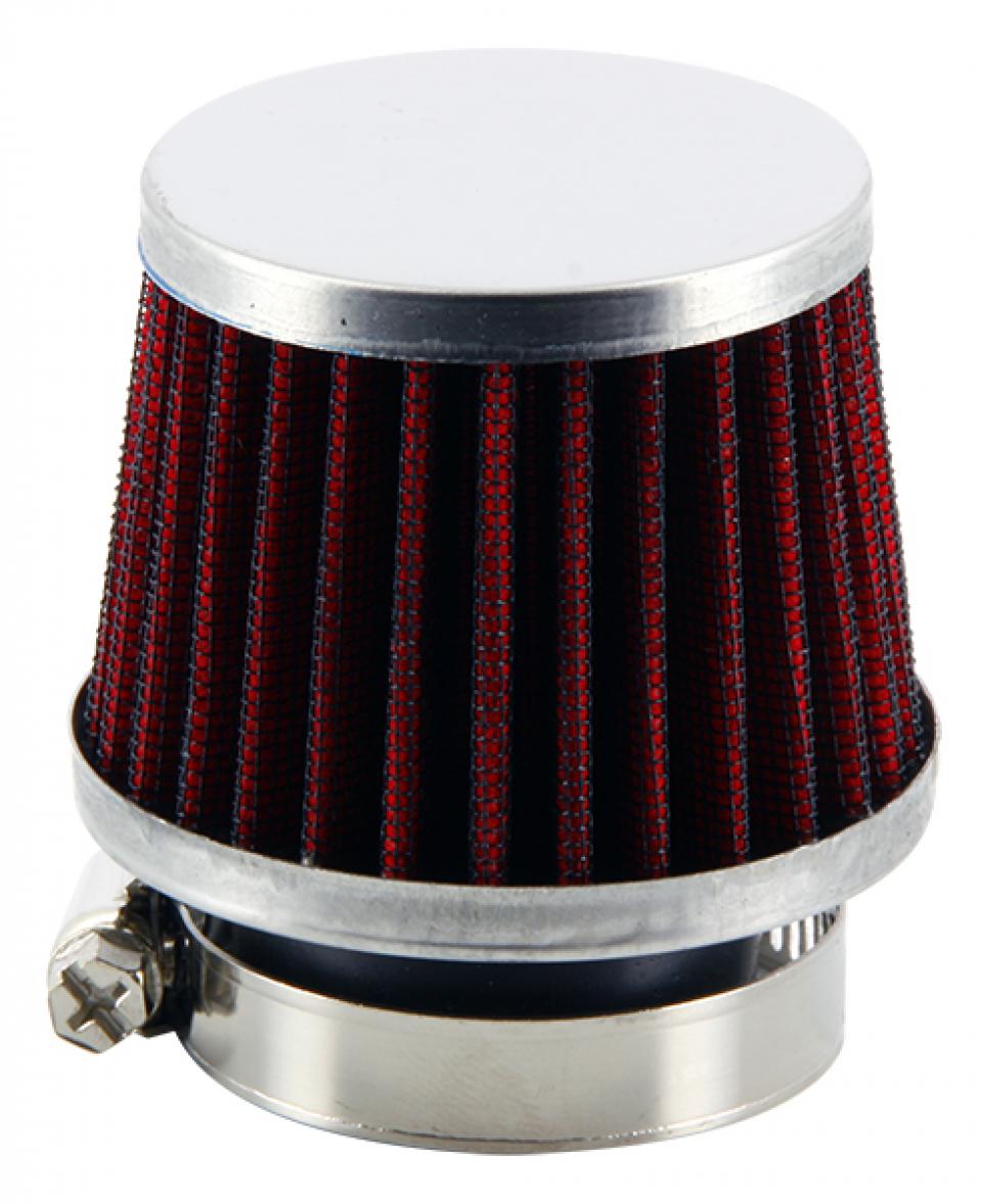 Filtre à air Sifam pour Auto droit chromé et rouge 32mm Neuf