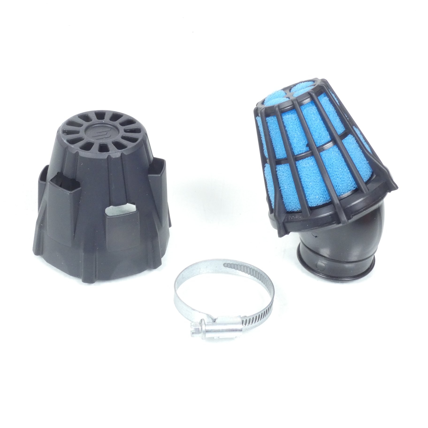 Cornet Filtre à air Ø32mm 30° Polini 203.0090 type Dellorto PHBG pour moto
