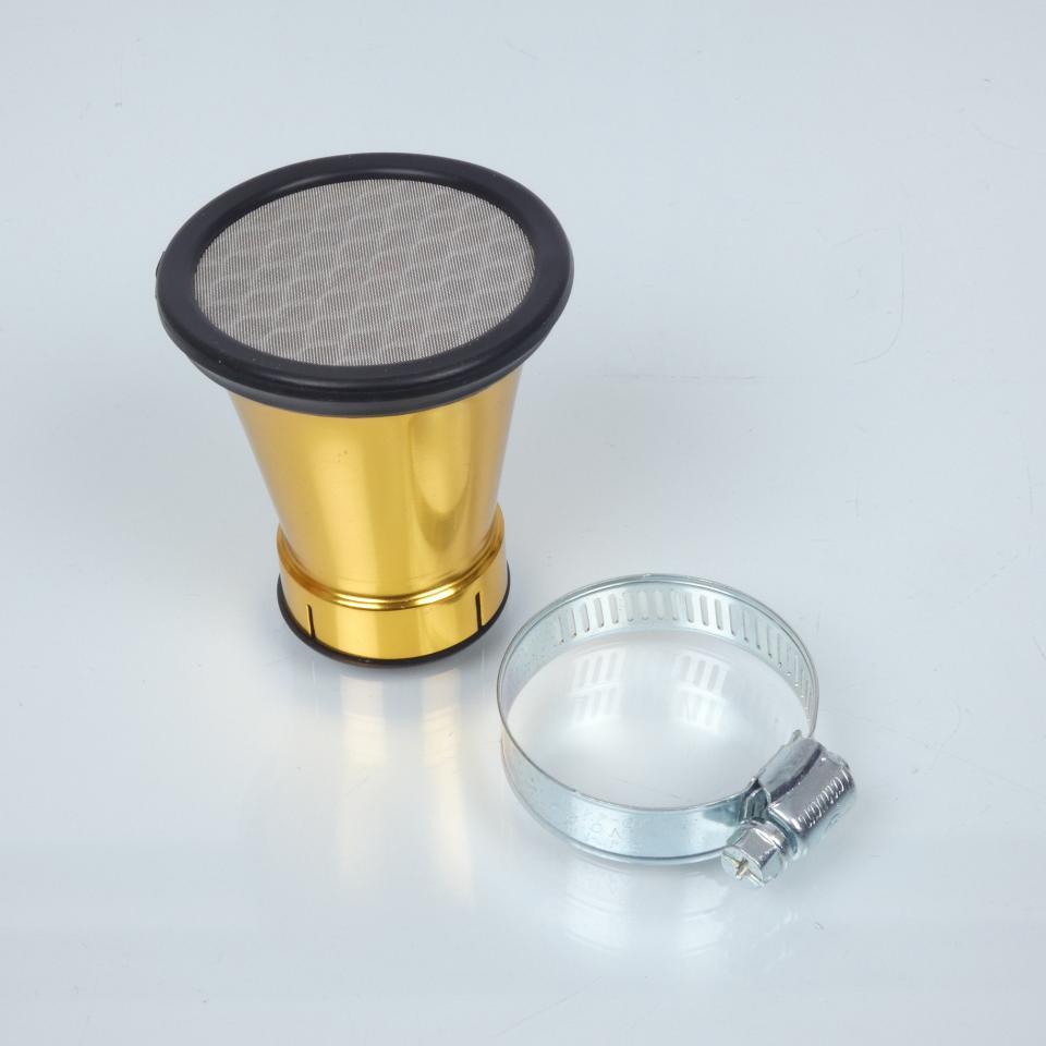 Filtre à air cornet tulipe 28/30mm Replay or pour moto 50 mobylette cyclo Neuf