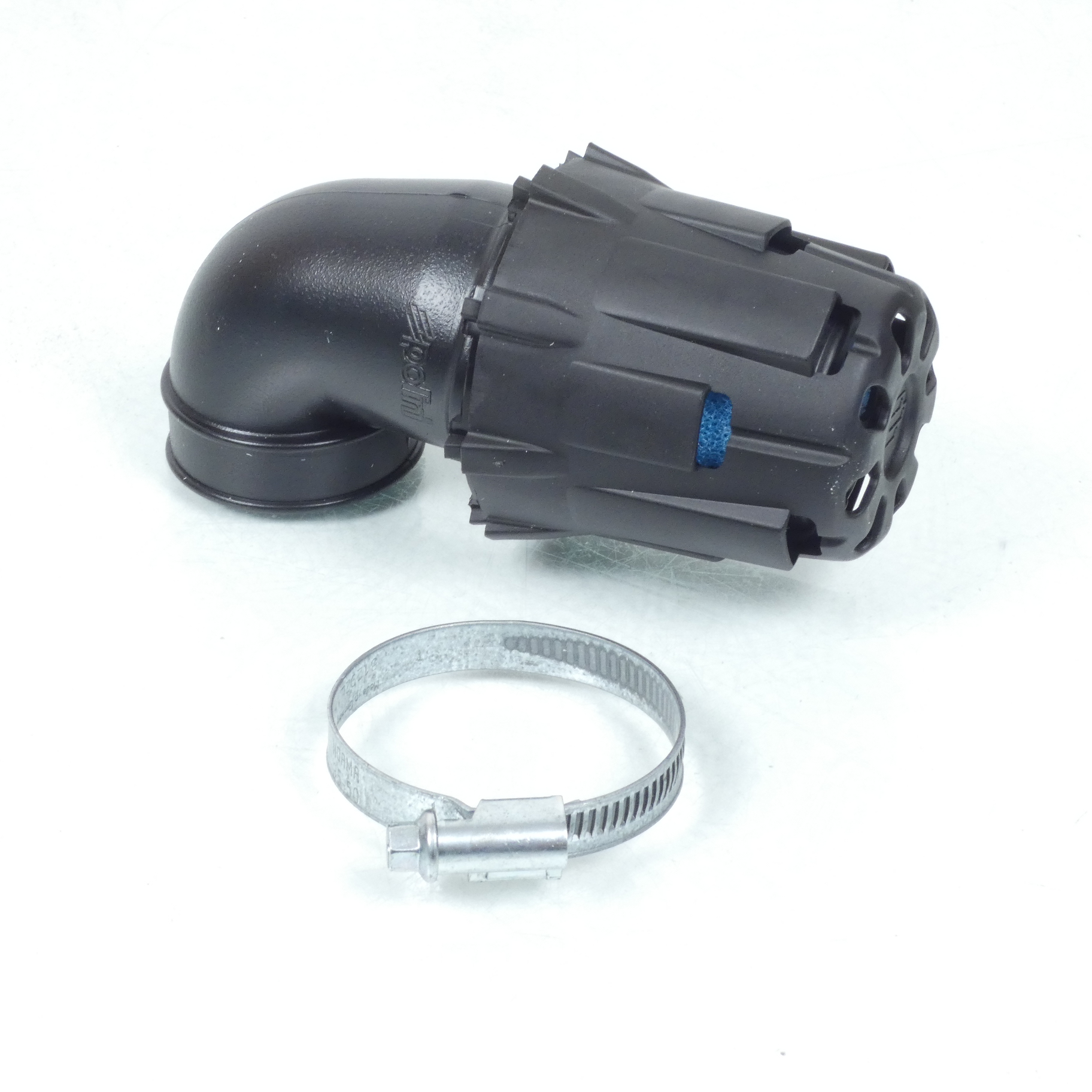 Cornet Filtre à air Polini pour deux roues 203.0096 90° Ø37mm Neuf