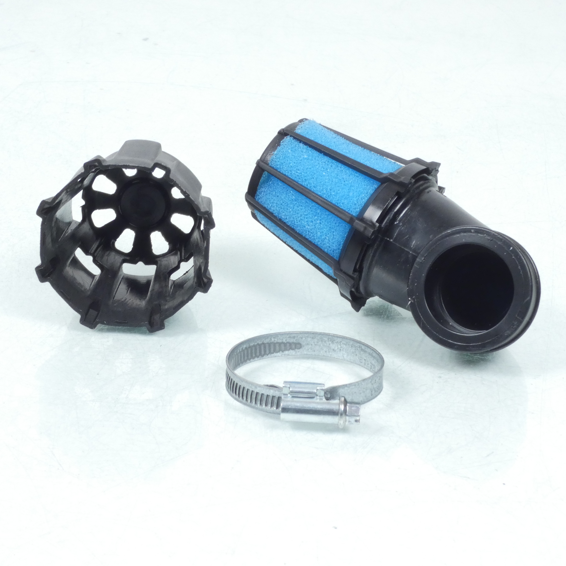 Cornet Filtre à air Polini pour moto Derbi 203.0095 carburateur PHBG Ø32 90°