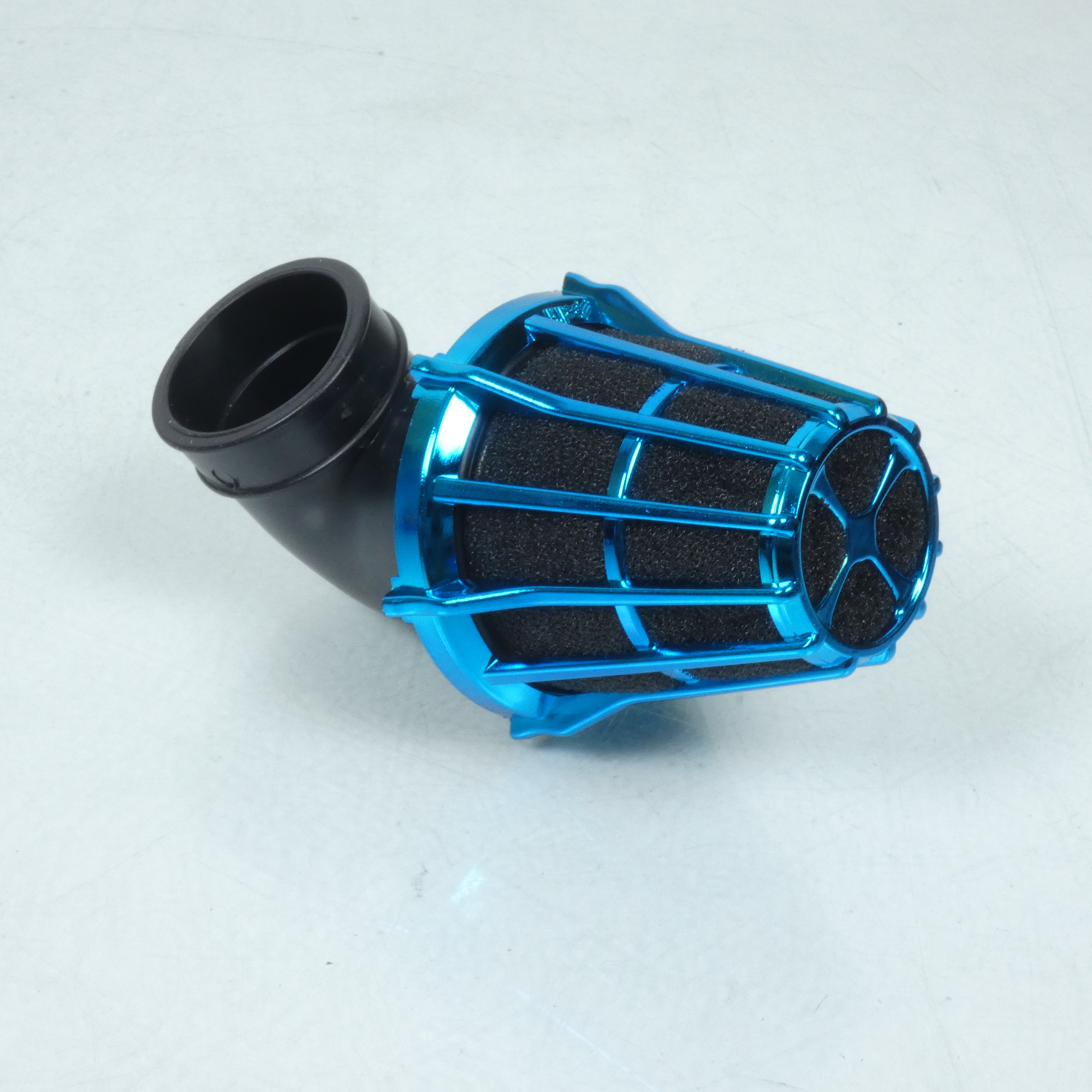 Cornet Filtre à air Ø37mm 90° Polini 203.0117 pour carburateur Dellorto type PHBG moto scooter