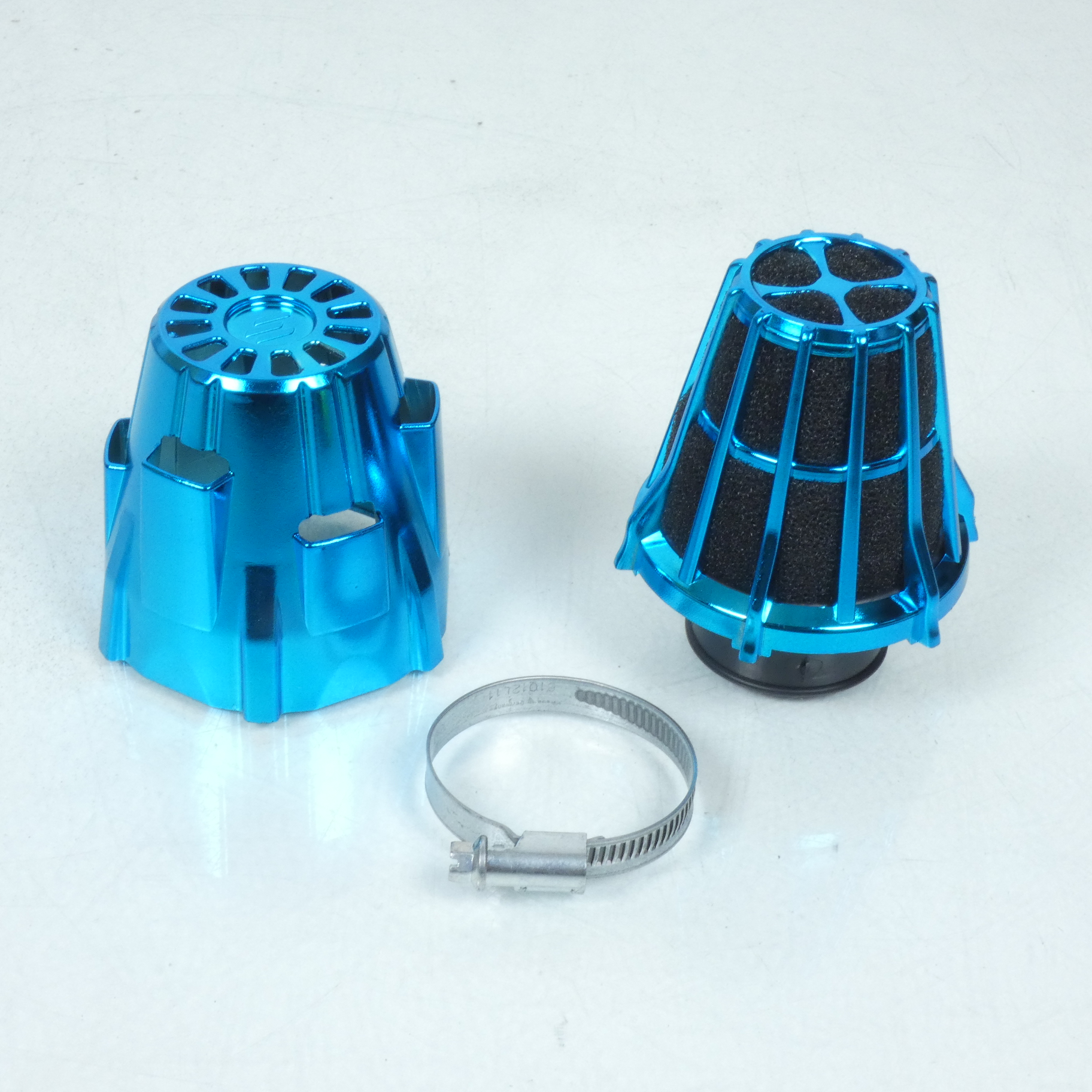 Cornet Filtre à air Ø37mm Polini 203.0111 pour moto Dellorto type PHBG RACING