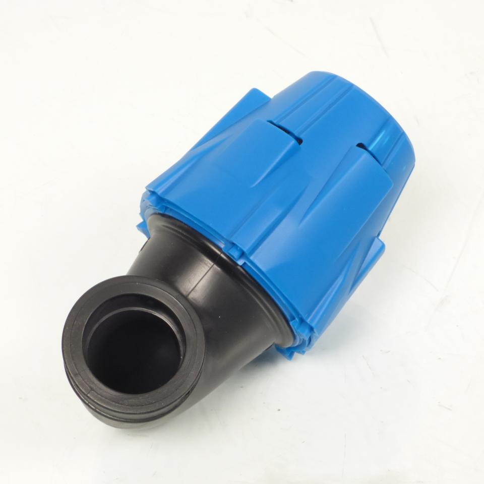 Cornet filtre à air coudée 90° Ø32mm Polini bleu 203.0182 pour moto carbu PHBG